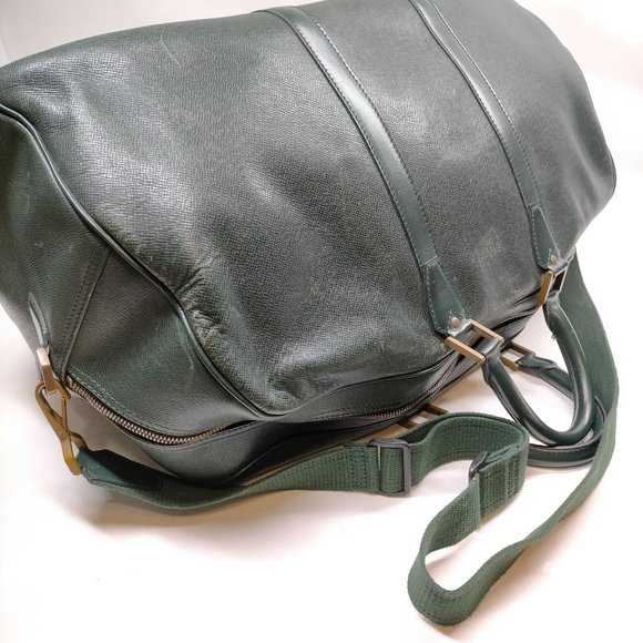 Louis Vuitton LV Boston Bag  Kendall GM Green Taiga SERIAL SP0017 - Picture 4 of 16